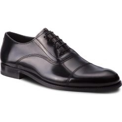 Derby męskie: Półbuty KARL LAGERFELD - KL12125 Black Lthr