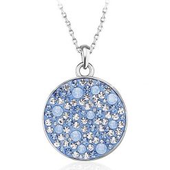 Naszyjnik z kryształkami Swarovski - dł. 42 cm. Szare naszyjniki damskie METROPOLITAN, z kryształem. W wyprzedaży za 42,95 zł.