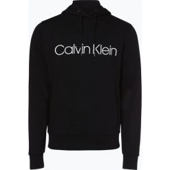 Calvin Klein - Męska bluza nierozpinana, czarny. Szare bluzy męskie rozpinane marki Calvin Klein Jeans, l, z nadrukiem, z bawełny, z kapturem. Za 449,95 zł.