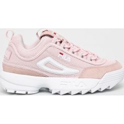 Fila - Buty Disruptor Mesh Low. Różowe buty sportowe damskie Fila, ze skóry, sportowe. W wyprzedaży za 319,90 zł.