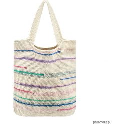 Szydełkowa torba typu shopper. Szare shopper bag damskie marki Pakamera, z bawełny. Za 459,00 zł.