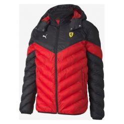 Puma Ferrari Race MCS Kurtka Czerwony. Czerwone płaszcze męskie Puma, na jesień, m, bez wzorów, z materiału, bez kaptura. Za 619,95 zł.