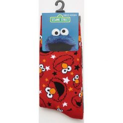 2 pack skarpet Ulica Sezamkowa - Wielobarwn. Różowe skarpetki damskie marki House, bez wzorów. Za 25,99 zł.