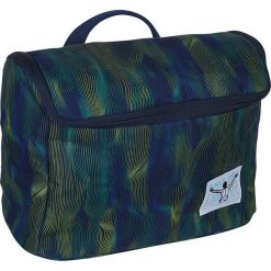 Kosmetyczka "Wahbag" w kolorze granatowo-zielonym - 28 x 20,5 x 14 cm. Niebieskie kosmetyczki męskie marki Chiemsee Bags. W wyprzedaży za 65,95 zł.