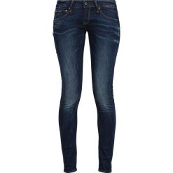 GStar 3301 LOW SUPER SKINNY Jeans Skinny Fit neutro stretch denim. Niebieskie jeansy damskie G-Star, bez wzorów, z elastanu. W wyprzedaży za 344,25 zł.