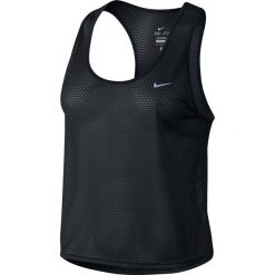 Bluzki asymetryczne: koszulka do biegania damska NIKE RUN FAST TANK / 719483-010 – NIKE RUN FAST TANK