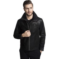 Kurtka OTTAVIO 14-10MP. Czarne kurtki męskie Giacomo Conti, na jesień, m, bez wzorów, z poliesteru, bez kaptura. Za 499,00 zł.