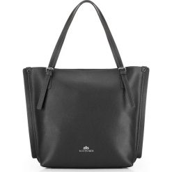 Torebka damska 87-4E-406-1. Czarne shopper bag damskie Wittchen. Za 399,00 zł.