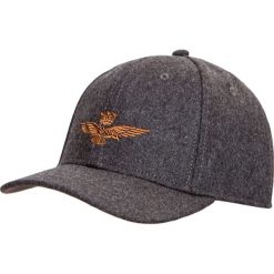 Czapka AERONAUTICA MILITARE. Niebieskie czapki męskie na zimę, w paski, z wełny. Za 190,00 zł.