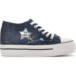 Granatowe Sneakersy Rooted. Niebieskie sneakersy damskie Multu. Za 29,99 zł.