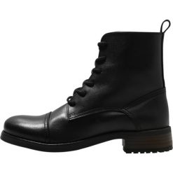 Botki damskie lity: Buffalo Botki sznurowane caster preto