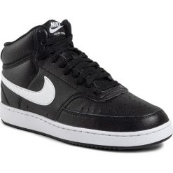 Buty NIKE - Court Vision Mid CD5466 001 Black/White. Czarne półbuty męskie Nike, na co dzień, bez wzorów, ze skóry ekologicznej, eleganckie, bez zapięcia. W wyprzedaży za 239,00 zł.