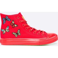 Big Star - Trampki. Czerwone trampki i tenisówki damskie marki BIG STAR, z gumy, na sznurówki. W wyprzedaży za 79,90 zł.