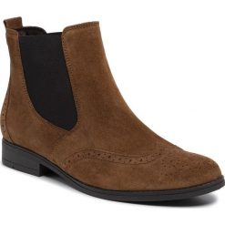Sztyblety GABOR - 31.672.14 Cognac. Pomarańczowe kozaki damskie Gabor, ze skóry, bez obcasa, bez zapięcia. W wyprzedaży za 329,00 zł.