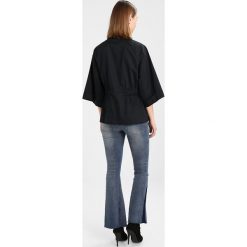 Bluzki asymetryczne: Noisy May NMHENDRIX 3/4 SLEEVE ZIP Bluzka black