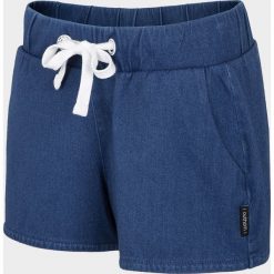 Spodenki dresowe damskie SKDD603 - denim melanż - Outhorn. Szorty damskie Outhorn, bez wzorów, z dzianiny. Za 69,99 zł.