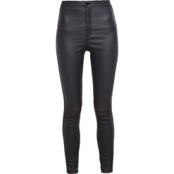 Rurki damskie: Missguided VICE Jeans Skinny Fit coated black