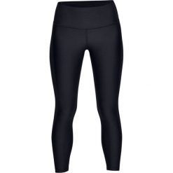 Under Armour HG Armour Ankle Crop Branded 1329151-001 leginsy damskie czarne M. Czarne legginsy sportowe damskie Under Armour, s, bez wzorów, z elastanu. W wyprzedaży za 199,99 zł.