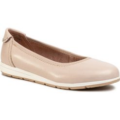 Baleriny MARCO TOZZI - 2-22102-34 Rose 521. Różowe baleriny damskie Marco Tozzi, bez wzorów, ze skóry ekologicznej, bez obcasa. Za 199,00 zł.