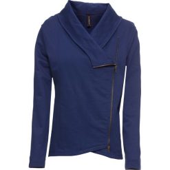 Bluza rozpinana z asymetrycznym zamkiem bonprix kobaltowy. Niebieskie bluzy damskie bonprix. Za 54,99 zł.
