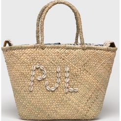 Pepe Jeans - Torebka Marianne. Torebki klasyczne damskie Pepe Jeans, w paski, z bawełny, casualowe, na ramię, duże, bez dodatków. W wyprzedaży za 219,90 zł.