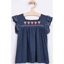 Name it - Top dziecięcy 92-128 cm. Szare bluzki dziewczęce bawełniane marki Name it, z haftami. W wyprzedaży za 49,90 zł.