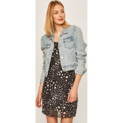 Tally Weijl - Kurtka jeansowa. Niebieskie kurtki damskie TALLY WEIJL, bez wzorów, z bawełny, krótkie, bez kaptura. W wyprzedaży za 119,90 zł.
