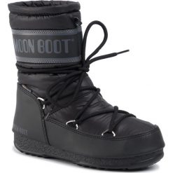 Śniegowce Moon Boot Mid Nylon Wp 24009200001. Czarne śniegowce damskie Moon Boot, z nylonu, bez zapięcia. Za 699,00 zł.