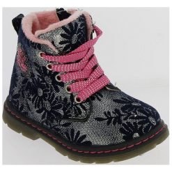 V+J Buty Zimowe Za Kostkę Dziewczęce 25 Niebieski. Niebieskie buty dziewczęce zimowe V+J, za kostkę, na sznurówki. Za 130,00 zł.