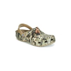 Chodaki Crocs CLASSIC REALTREE. Pomarańczowe klapki męskie Crocs, bez wzorów. Za 179,00 zł.