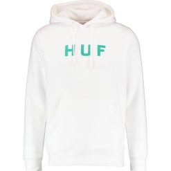 Bejsbolówki męskie: HUF LOGO Bluza z kapturem white