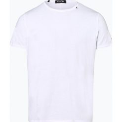Replay - T-shirt męski, biały. Białe t-shirty męskie Replay, s, bez wzorów, bez kołnierzyka. Za 129,95 zł.