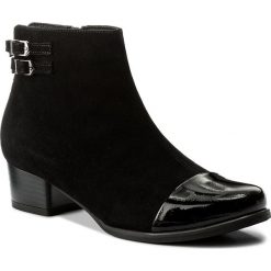 Botki SERGIO BARDI - Barletta FW127254817AG 601. Czarne botki damskie na obcasie marki Sergio Bardi, z lakierowanej skóry. W wyprzedaży za 229,00 zł.