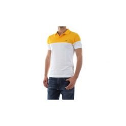 Koszulki polo z krótkim rękawem Tommy Hilfiger MW0MW010232 COLORBLOCK. Białe koszulki męskie TOMMY HILFIGER, m, bez wzorów, polo, z krótkim rękawem, krótkie. Za 263,05 zł.