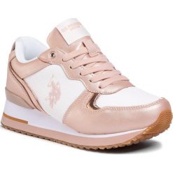 Sneakersy U.S. POLO ASSN. - Tuzla2 FEY4228S8/YT4 Off Copp. Żółte półbuty damskie U.S. Polo Assn., na co dzień, bez wzorów, ze skóry ekologicznej, bez obcasa, bez zapięcia. W wyprzedaży za 259,00 zł.