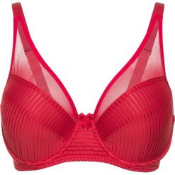 Biustonosz minimizer na fiszbinach bonprix czerwony chili. Czerwone biustonosze bonprix, bez wzorów. Za 49,99 zł.