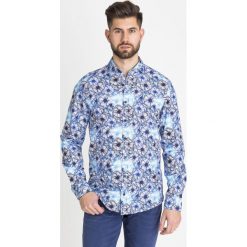 KOSZULA HANJO JOOP! JEANS. Czarne koszule męskie JOOP! Jeans, s, z aplikacjami, z jeansu, z włoskim kołnierzykiem, bez rękawów. Za 329,40 zł.