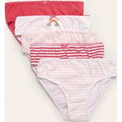 Blukids - Figi dziecięce (5-pack). Różowe majtki dziewczęce Blukids, z bawełny. Za 39,90 zł.