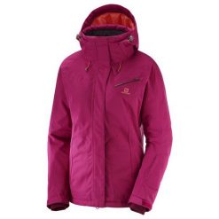 Kurtki damskie softshell: Salomon Kurtka damska Fantasy W Cerise Heather r. M (403765)