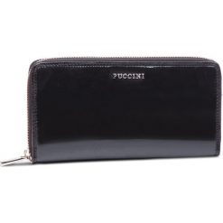 Duży Portfel Damski PUCCINI - CY1962 Black 1. Czarne portfele damskie marki Puccini, bez wzorów, ze skóry. Za 239,00 zł.