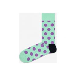 Happy Socks Big Dot Skarpetki Niebieski Zielony. Niebieskie skarpetki męskie Happy Socks, w grochy, z elastanu. Za 51,95 zł.