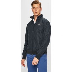 EA7 Emporio Armani - Kurtka. Czarne płaszcze męskie EA7 Emporio Armani, xl, bez wzorów, z elastanu, krótkie, bez kaptura. Za 769,90 zł.