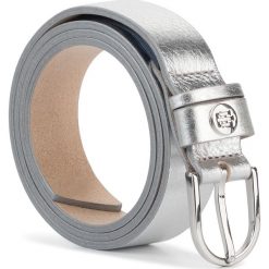 Pasek Damski TOMMY HILFIGER - Classic Belt 2.5 AW0AW07136 0YH. Szare paski damskie TOMMY HILFIGER, w paski, ze skóry. W wyprzedaży za 159,00 zł.