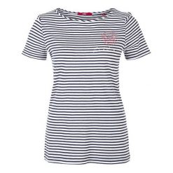 T-shirty damskie: S.Oliver T-Shirt Damski 36 Niebieski
