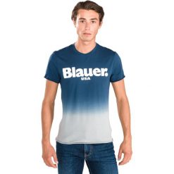 Blauer Shaded Koszulka Niebieski. Niebieskie podkoszulki męskie Blauer, xl, z nadrukiem, z bawełny, krótkie. Za 364,95 zł.