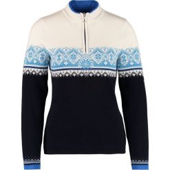 Swetry klasyczne damskie: Dale of Norway ST. MORITZ Sweter marine/cobalt/offwhite/sochiblue