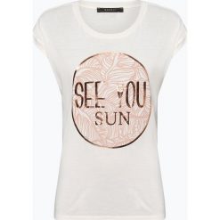 Esprit Collection - T-shirt damski, beżowy. Brązowe t-shirty damskie Esprit Collection, s, bez wzorów, z wiskozy, bez kołnierzyka. Za 59,95 zł.