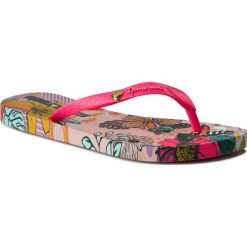 Japonki IPANEMA - I Love Tribal Fem 82034 Pink/Pink Purple 22750. Różowe klapki damskie marki Ipanema, bez wzorów, z tworzywa sztucznego, bez obcasa. Za 65,00 zł.
