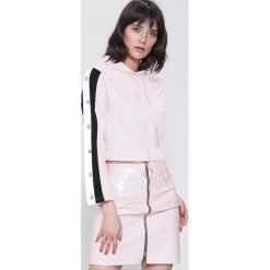 Bluzy rozpinane damskie: Różowa Bluza Ultra Sporty