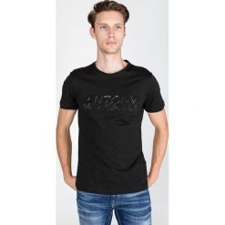 Antony Morato Koszulka Czarny. Czarne podkoszulki męskie Antony Morato, xl, z nadrukiem, z bawełny, sportowe, bez kołnierzyka, z krótkim rękawem, krótkie. Za 171,95 zł.